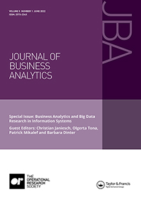 Cover image for Journal of Business Analytics, Volume 5, Issue 1, 2022