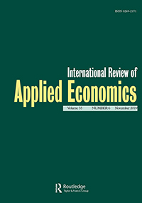 Cover image for International Review of Applied Economics, Volume 33, Issue 6, 2019