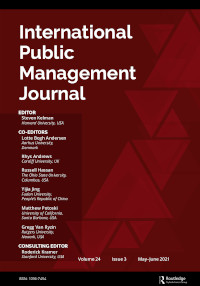 Cover image for International Public Management Journal, Volume 24, Issue 3, 2021