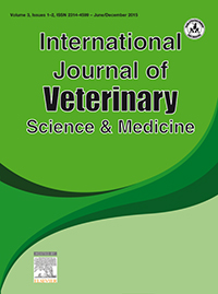 Cover image for International Journal of Veterinary Science and Medicine, Volume 3, Issue 1-2, 2015