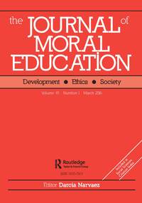 Cover image for Journal of Moral Education, Volume 45, Issue 1, 2016