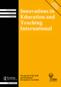 Cover image for Innovations in Education and Teaching International, Volume 53, Issue 6, 2016