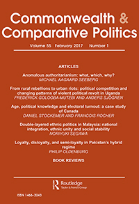 Cover image for Commonwealth & Comparative Politics, Volume 55, Issue 1, 2017