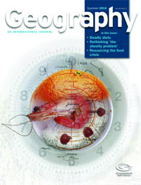 Cover image for Geography, Volume 95, Issue 2, 2010