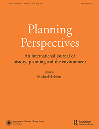 Cover image for Planning Perspectives, Volume 32, Issue 3, 2017