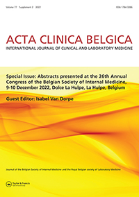 Cover image for Acta Clinica Belgica, Volume 77, Issue sup2, 2022