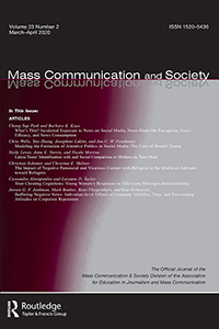Cover image for Mass Communication and Society, Volume 23, Issue 2, 2020
