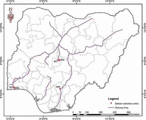Figure 3. Spatial representation of the study locations across Nigeria