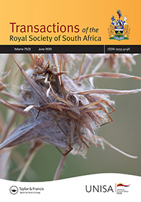 Cover image for Transactions of the Royal Society of South Africa, Volume 75, Issue 2, 2020
