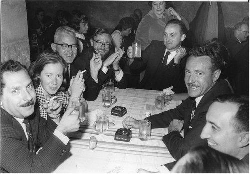 Figure 2. Ralph G. Pearson (third from left) and Fred Basolo (fifth from left) at the Eighth International Conference on Coordination Chemistry (8 ICCC), Vienna, Austria, September, 1964. Courtesy of Ralph G. Pearson.