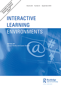 Cover image for Interactive Learning Environments, Volume 26, Issue 6, 2018