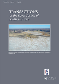 Cover image for Transactions of the Royal Society of South Australia, Volume 146, Issue 1, 2022
