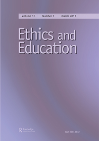 Cover image for Ethics and Education, Volume 12, Issue 1, 2017