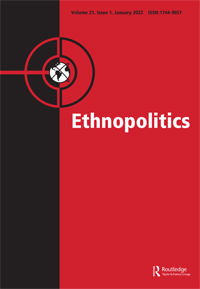 Cover image for Ethnopolitics, Volume 21, Issue 1, 2022