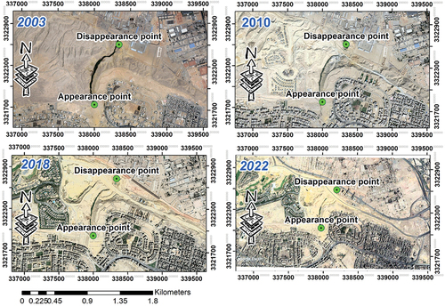 Figure 7. Effect of reshaping the landscape of the plateau on leakage location.