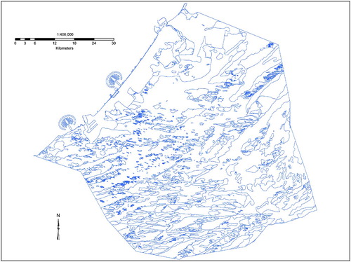 Figure 3. Dubai soil map before generalization, feature editing, and processing.