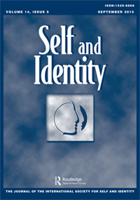 Cover image for Self and Identity, Volume 14, Issue 5, 2015