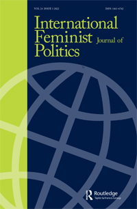 Cover image for International Feminist Journal of Politics, Volume 24, Issue 1, 2022