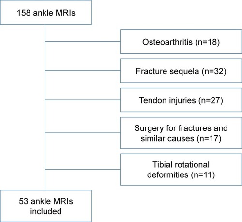 Figure 1 Flow diagram of the exclusion criteria for this study.