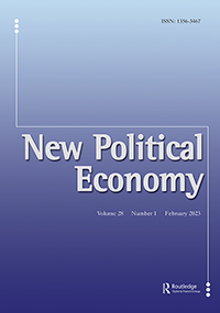 Cover image for New Political Economy, Volume 28, Issue 1, 2023