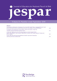 Cover image for Journal of Education for Students Placed at Risk (JESPAR), Volume 23, Issue 3, 2018