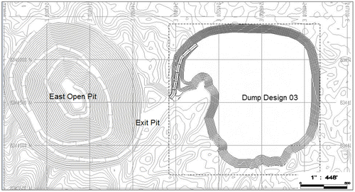 Figure 8. Dump design 03–7 lifts.