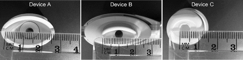 FIG. 5. Photographs of DPI mouthpiece showing internal geometry of aerosol flow path.