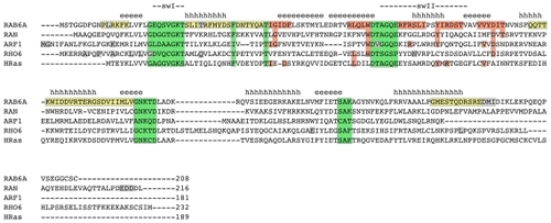 Figure 6 Sequence alignment.