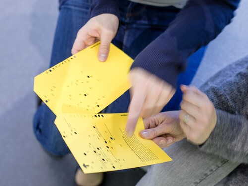 Figure 5. The playing-cards after the energy persona assessment. Foto © Daniel Strauch & Deutsches Museum.