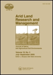 Cover image for Arid Land Research and Management, Volume 12, Issue 1, 1998