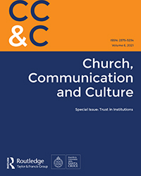 Cover image for Church, Communication and Culture, Volume 6, Issue 1, 2021