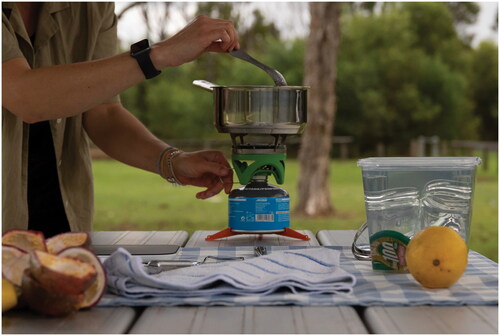 FIGURE 12 Preparing the jam.