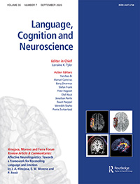 Cover image for Language, Cognition and Neuroscience, Volume 35, Issue 7, 2020