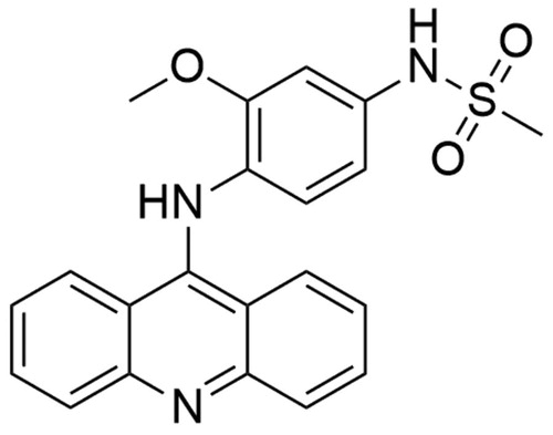 Figure 11. Chemical structure of amsacrine.