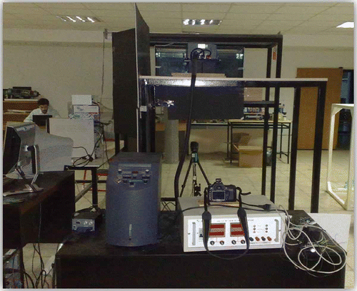 Figure 2. Photograph of the PIV set-up.