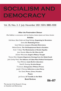 Cover image for Socialism and Democracy, Volume 35, Issue 2-3, 2021