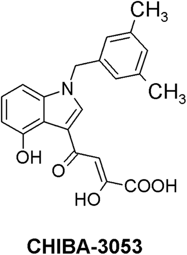 Figure 1  . Chemical structure of derivative CHIBA-3053.