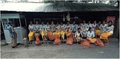 Figure 5. People clean the Lempuyang Luhur Temple.