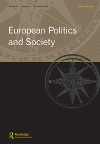 Cover image for European Politics and Society, Volume 19, Issue 5, 2018