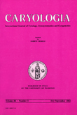 Cover image for Caryologia, Volume 36, Issue 3, 1983