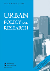 Cover image for Urban Policy and Research, Volume 33, Issue 2, 2015