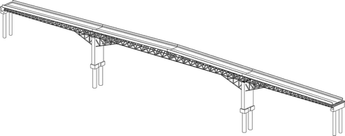 Figure 1. Bridge model used in this study