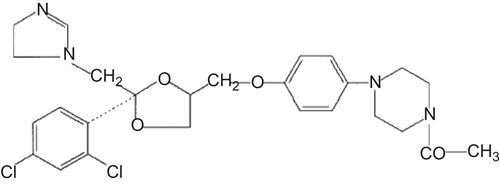 Figure 1.  Chemical structure of KET.