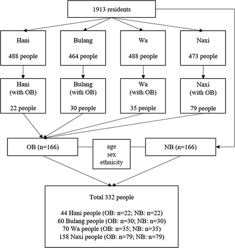 Figure 1 Inclusion process of enrolled people.