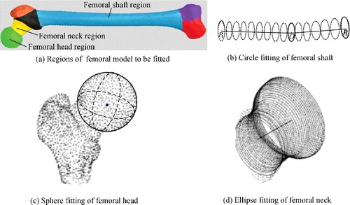 Figure 8. Surface fitting results of some regions.