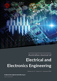 Cover image for Australian Journal of Electrical and Electronics Engineering, Volume 17, Issue 3, 2020