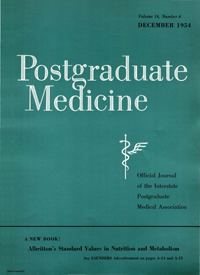 Cover image for Postgraduate Medicine, Volume 16, Issue 6, 1954