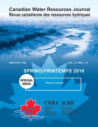 Cover image for Canadian Water Resources Journal / Revue canadienne des ressources hydriques, Volume 41, Issue 1-2, 2016