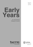 Cover image for Early Years, Volume 34, Issue 2, 2014