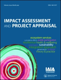 Cover image for Impact Assessment and Project Appraisal, Volume 36, Issue 3, 2018